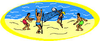 I Play Volleyball On The Beach Image